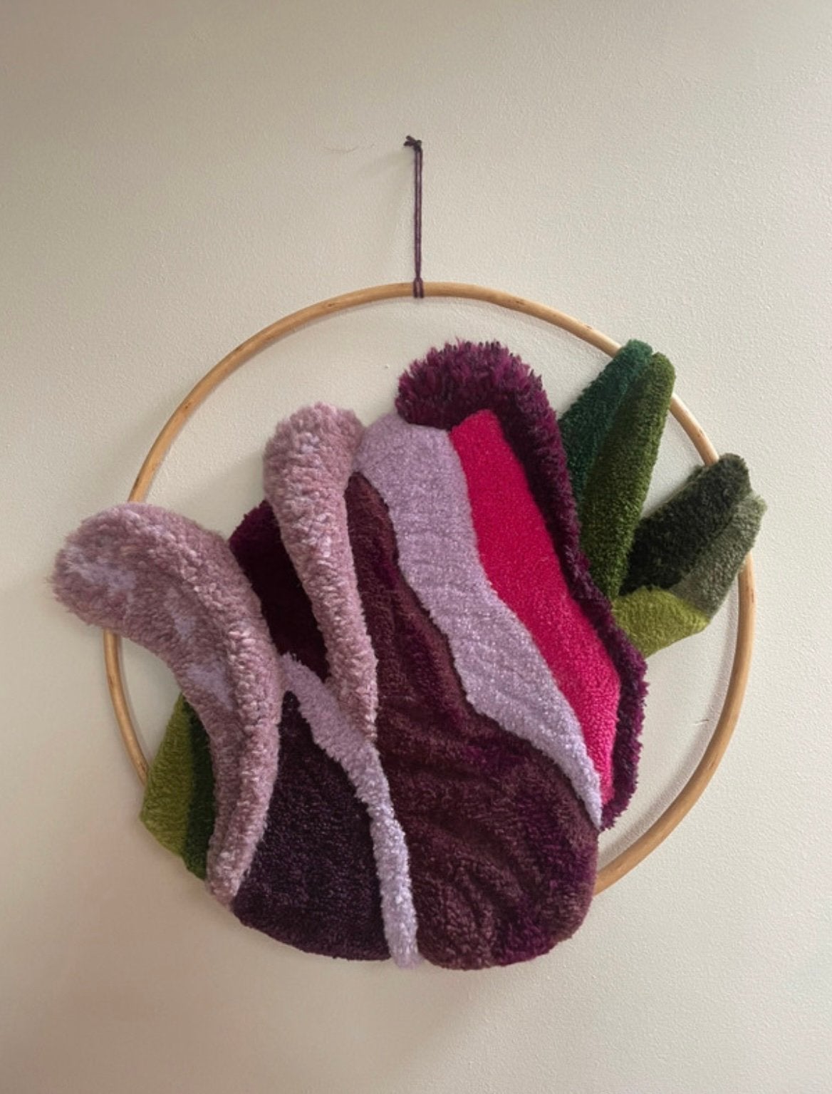 Wankleed hangemaakt wol, Verzenden, Nieuw, 47 cm, Paars