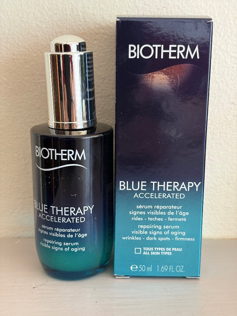 Biotherm Blue Therapy Accelerated Serum, anti-aging  50 ml., Ophalen of Verzenden, Nieuw, Gehele gezicht, Verzorging