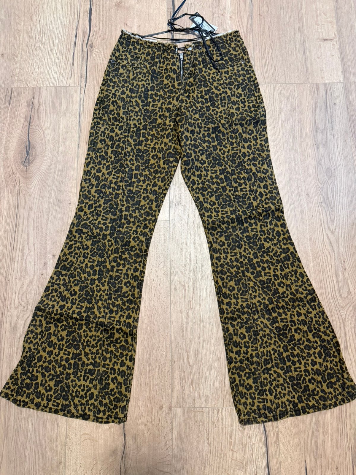 Leopard Print Denim with Lace-Up Sides eur/fr 32, Ophalen of Verzenden, Zo goed als nieuw, Kort
