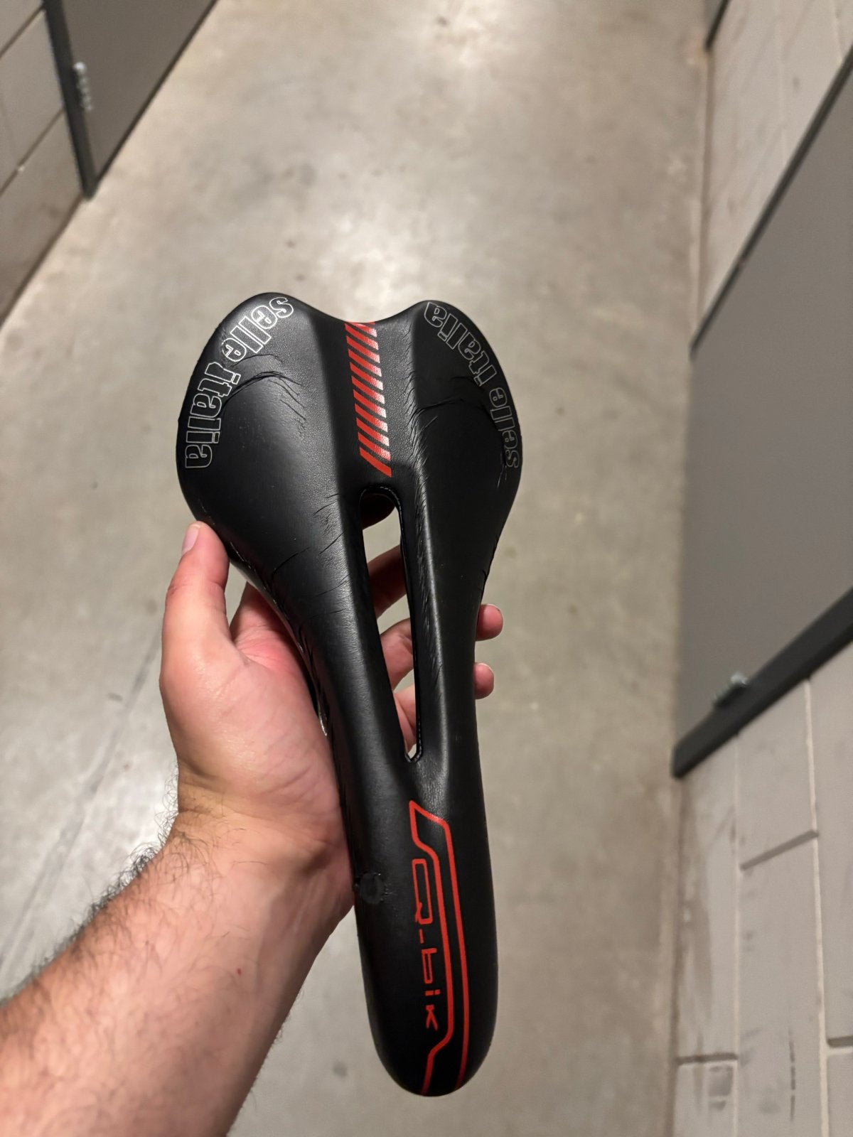 Fietszadel Lapierre Shaper 100 Q-bik Selle Italia, Ophalen of Verzenden, Gebruikt, Zadel