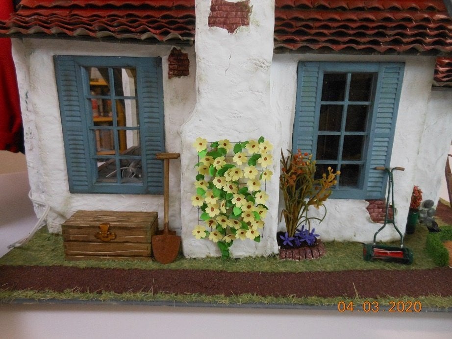 poppenhuis workshop Trellis met klimplant, Ophalen of Verzenden, Nieuw, Poppenhuis