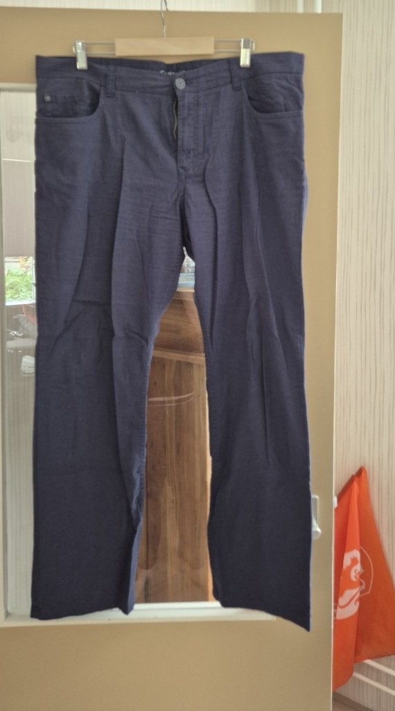 Dames Lange Broek, donkerblauw, maat M, Kleding | Dames, Maat 38/40 (M), Blauw, Ophalen of Verzenden, Zo goed als nieuw