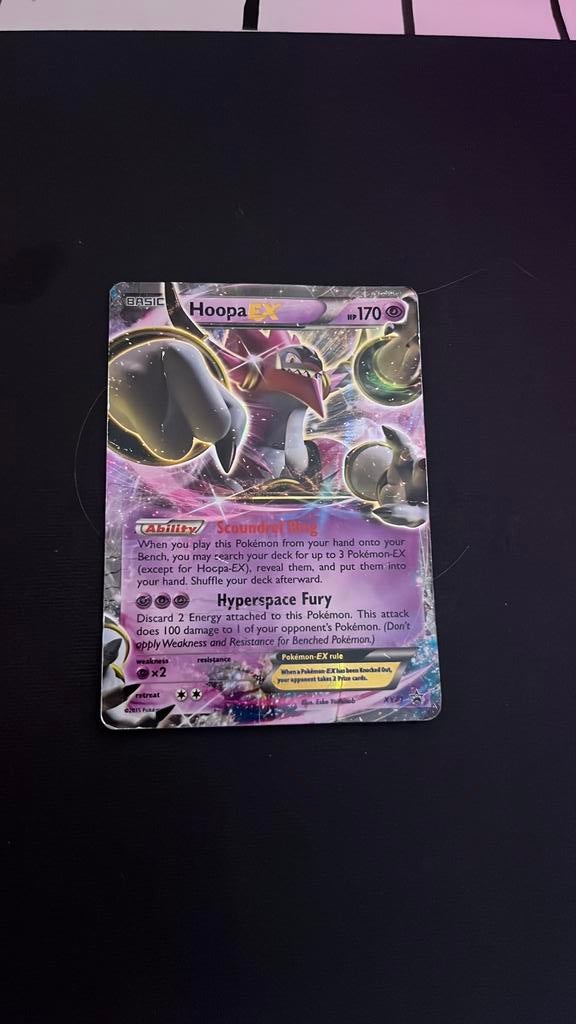 Hoopa EX, Verzenden, Gebruikt, Losse kaart, Foil