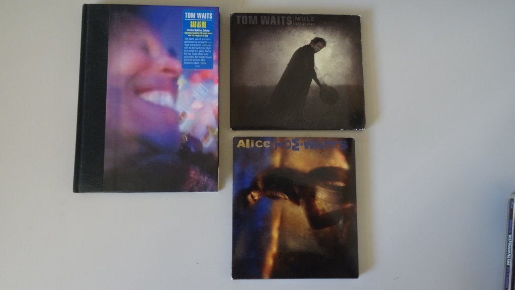 Tom Waits CD's: Bad As Me (Deluxe), Mule Variations, Alice, Rock, Gebruikt, Inclusief boekje, Ophalen of Verzenden