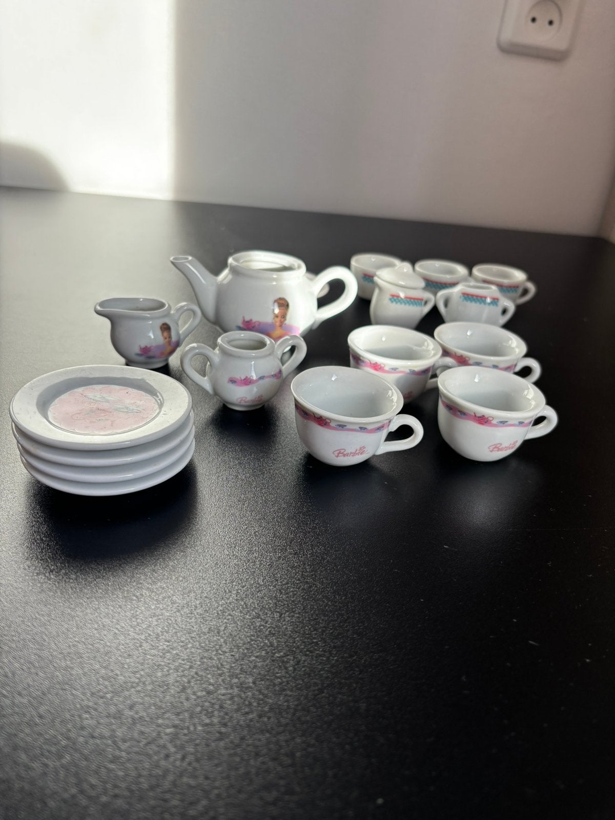 Blauw servies en barbie servies, Antiek en Kunst, Ophalen