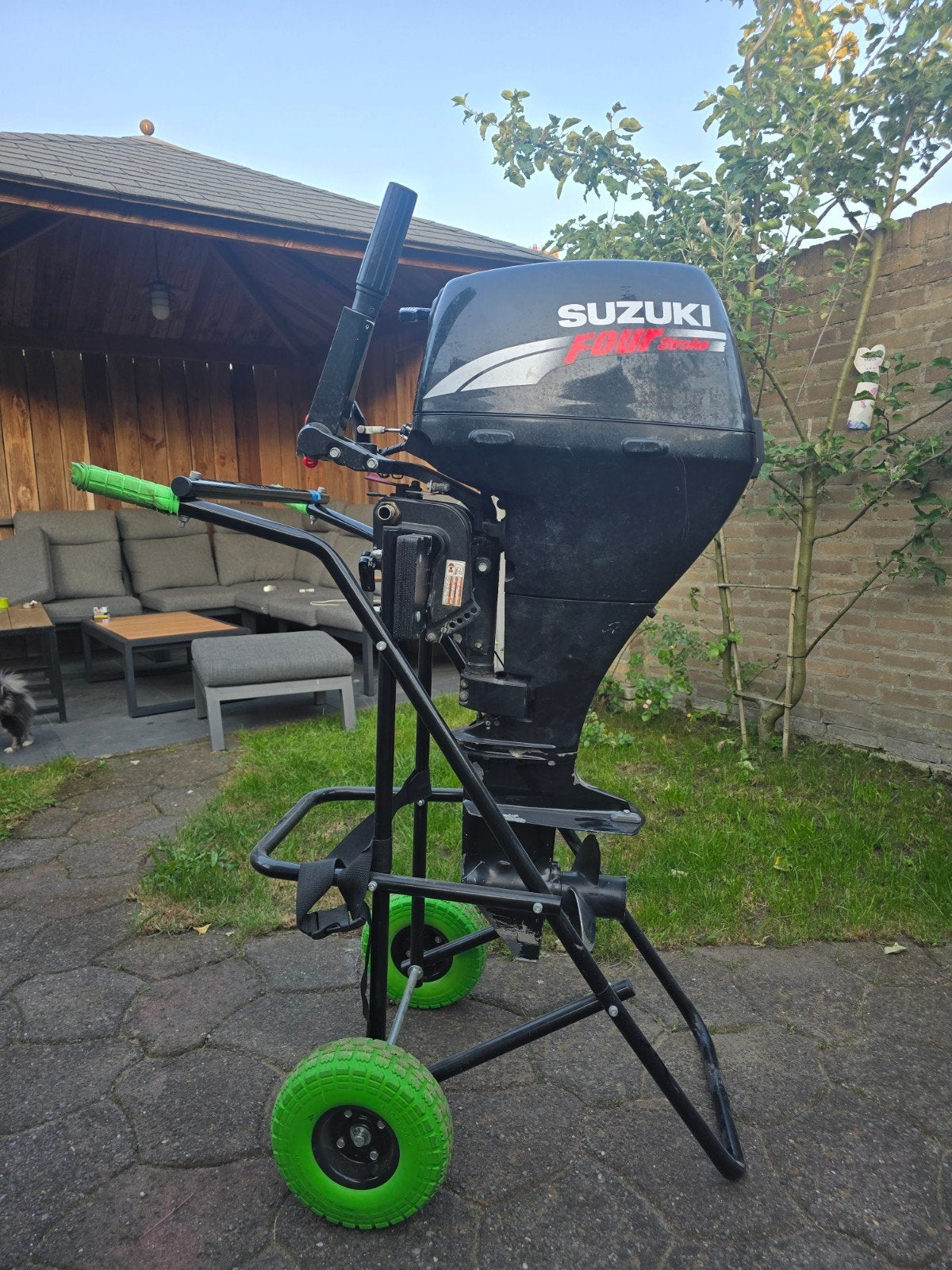 Suzuki 15 pk kortstaart, Watersport en Boten, Buiten- en Binnenboordmotoren, Zo goed als nieuw, Benzine, 10 tot 30 pk, Ophalen of Verzenden