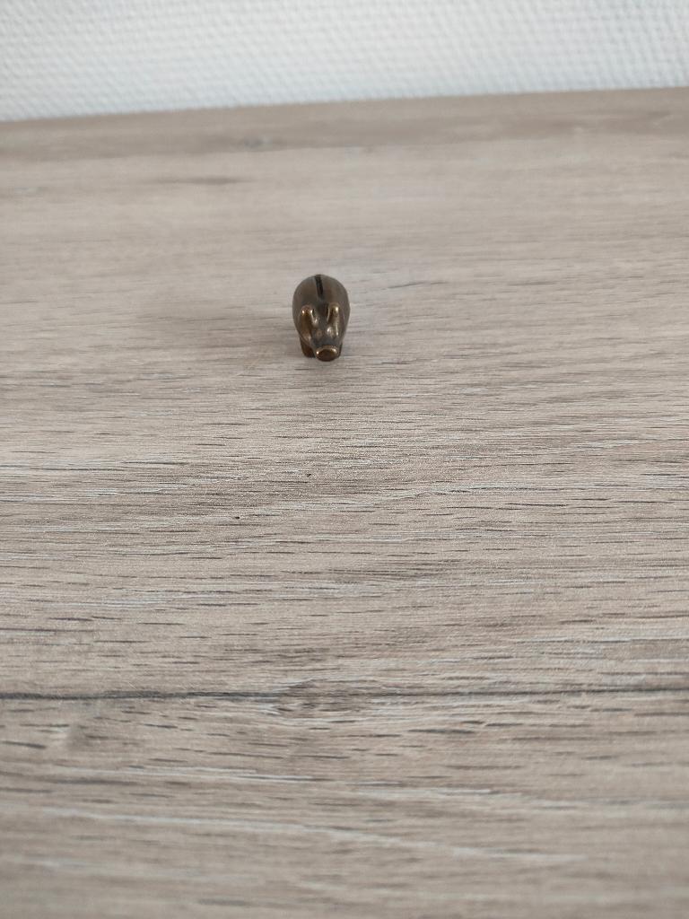 Varkentje messing, Verzamelen, Beelden en Beeldjes, Ophalen of Verzenden, Zo goed als nieuw, Dier