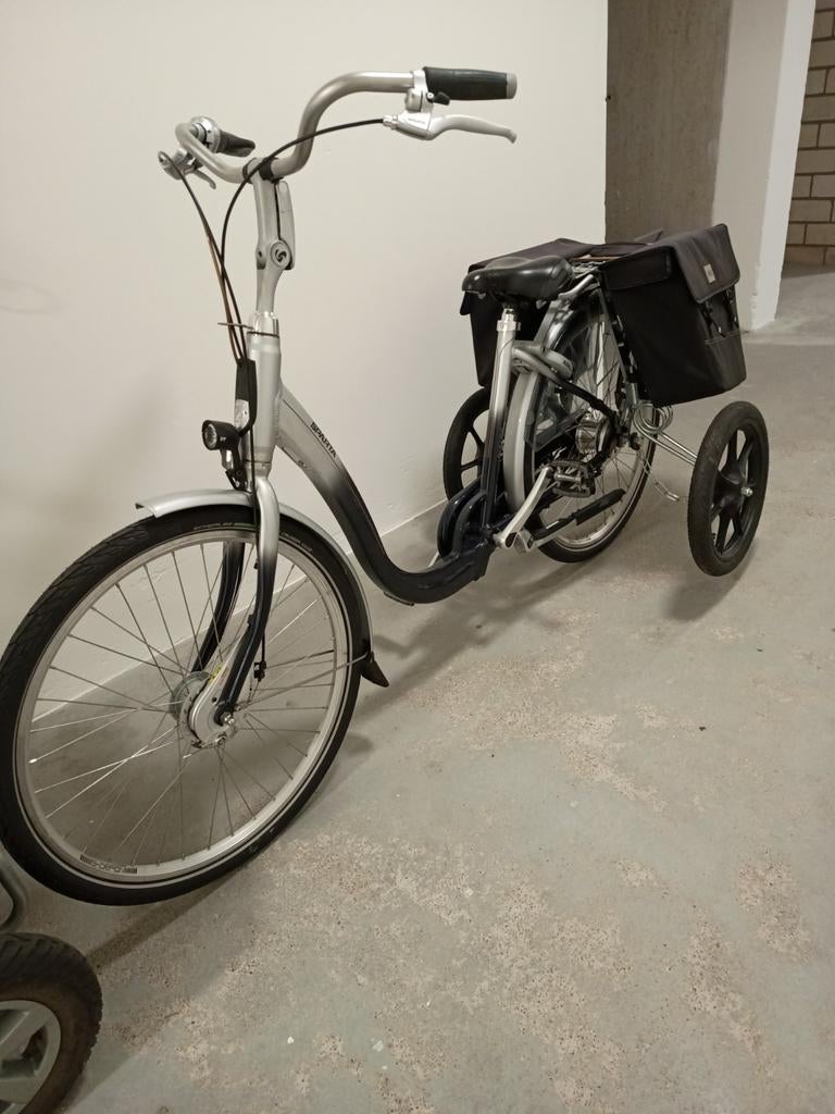 Sparta driewieler fiets met lage instap en zijwieltjes, Ophalen, Sparta, Velgrem, 53 tot 56 cm