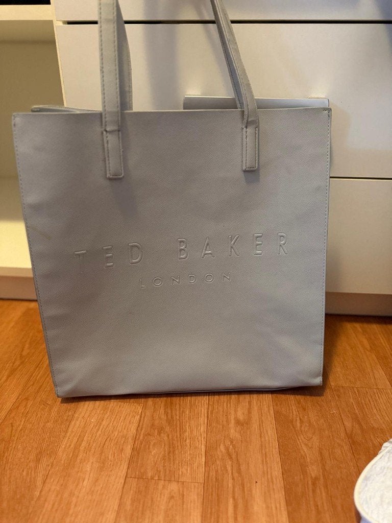 Ted Baker tas grijs, Ophalen of Verzenden, Zo goed als nieuw, Grijs, Handtas