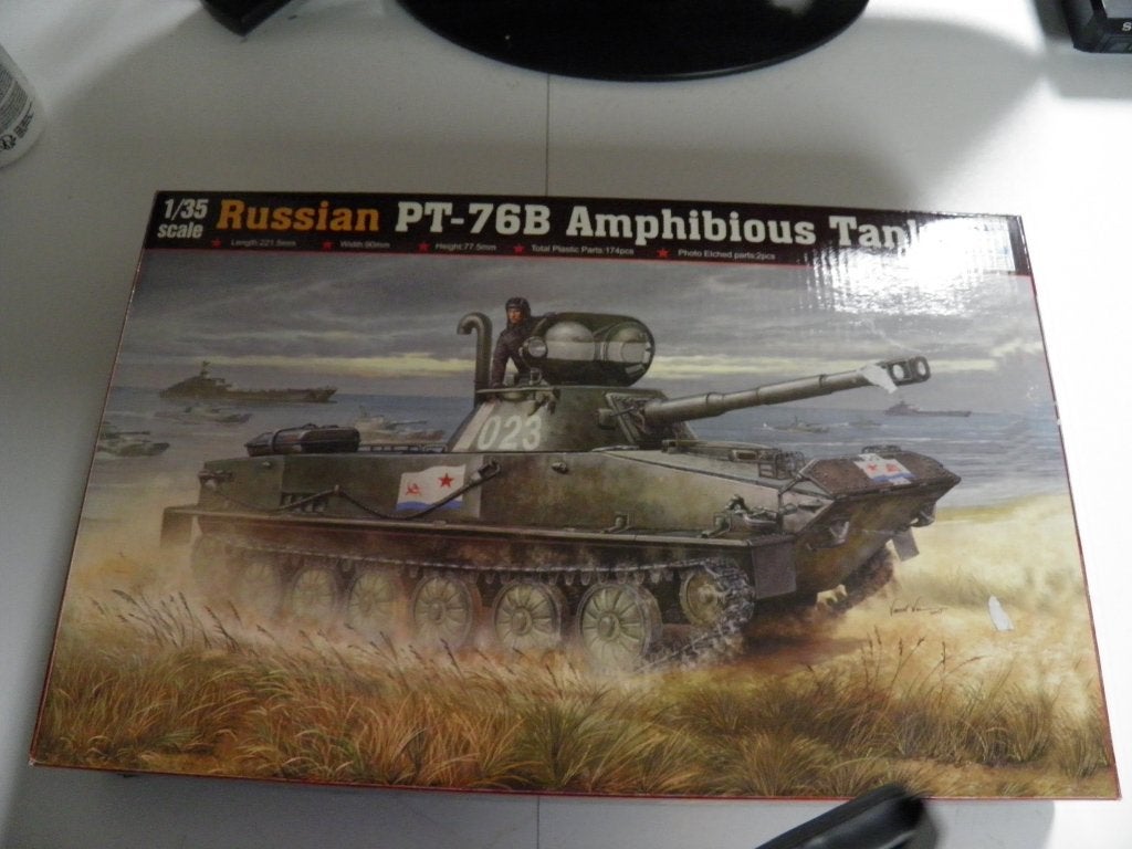 Russ.PT-76B Aphibious tank 1/35, Overige merken, Tank, 1:32 tot 1:50, Nieuw
