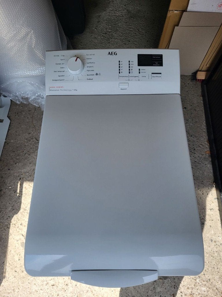 Bovenlader AEG LTR6162 - 6KG - 1200 toeren, Witgoed en Apparatuur, Wasmachines, Ophalen, 1200 tot 1600 toeren, 4 tot 6 kg, Bovenlader