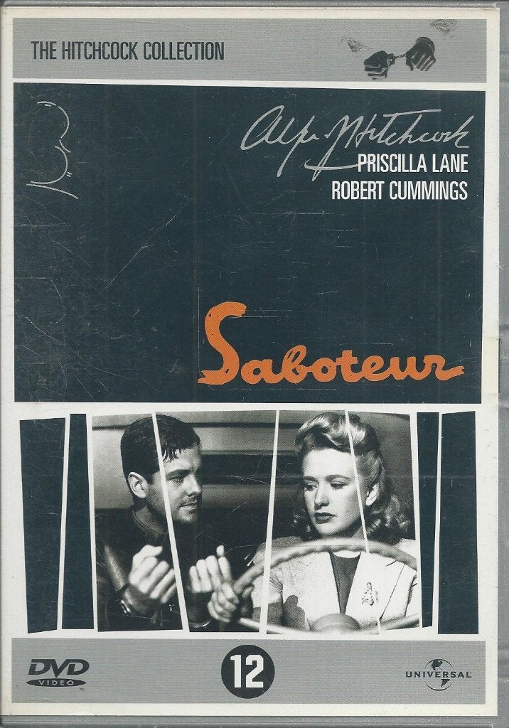 Saboteur ( The Hitchcock collection ), Cd's en Dvd's, Ophalen of Verzenden, 1980 tot 2000, Nieuw in verpakking, Vanaf 12 jaar