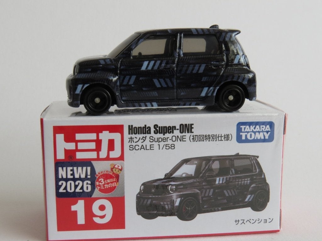 Tomica nr19 Honda Super-one (sp) 1/58 3inch tomy, Ophalen of Verzenden, Nieuw, Auto