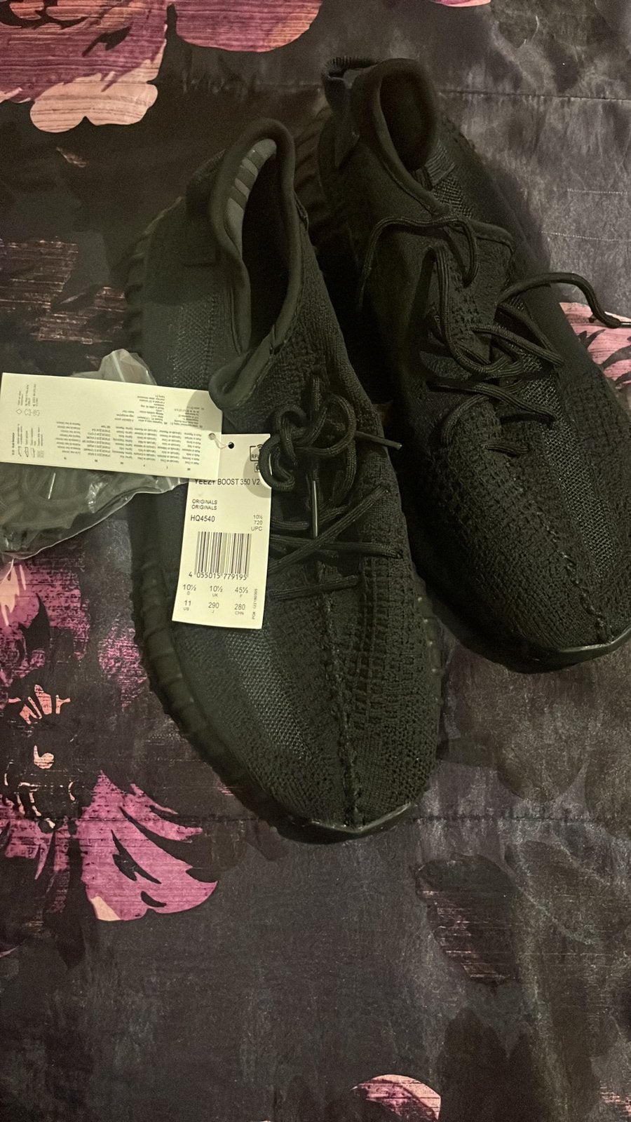 Adidas Yeezy Boost 350 V2 | Origineel | Nieuw | Maat 45 1/3, Zwart, Nieuw, Ophalen of Verzenden, Sneakers of Gympen