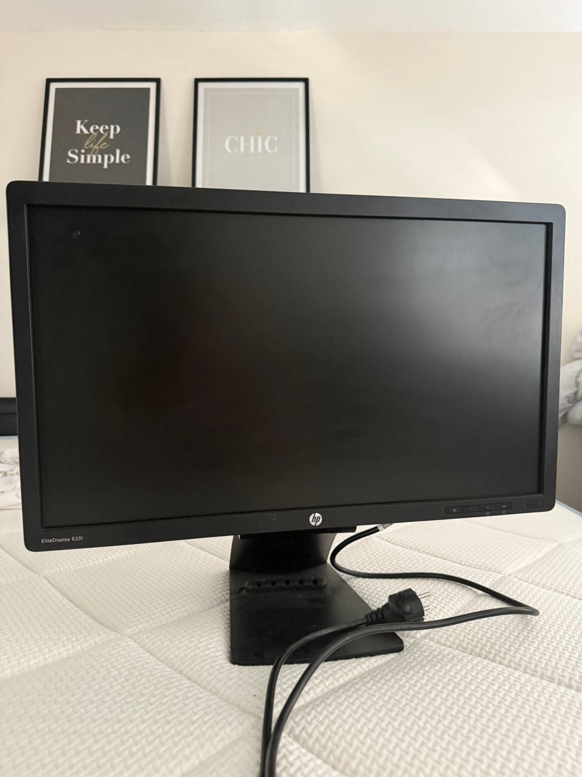 HP Elitedisplay E231, Computers en Software, Monitoren, Ophalen, IPS, Full HD, Zo goed als nieuw