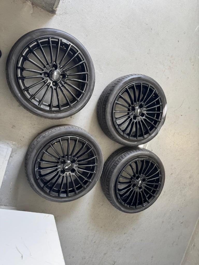 Velgen 4x100, Auto-onderdelen, Banden en Velgen, Ophalen, 17 inch, Zomerbanden, Velg(en)