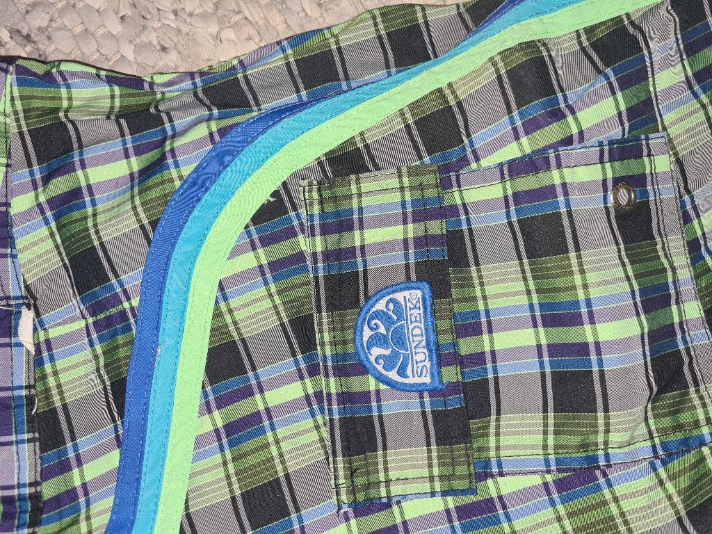 Sundek short blocks Mt 32, Sundek, Zwemshort, Meerkleurig, Verzenden