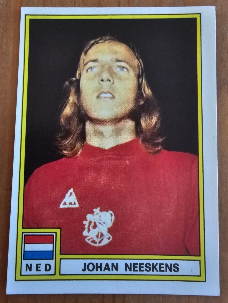 Panini Football 76 FR #365 Johan Neeskens NL Ongebruikt!, Ophalen of Verzenden, Zo goed als nieuw, Plaatje