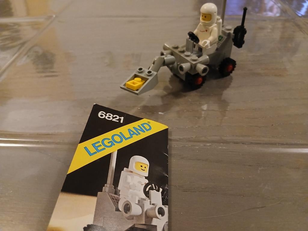 LEGO set 6821 - Shovel Buggy uit 1980 met boekje, Compleet, Gebruikt, Verzenden, Lego
