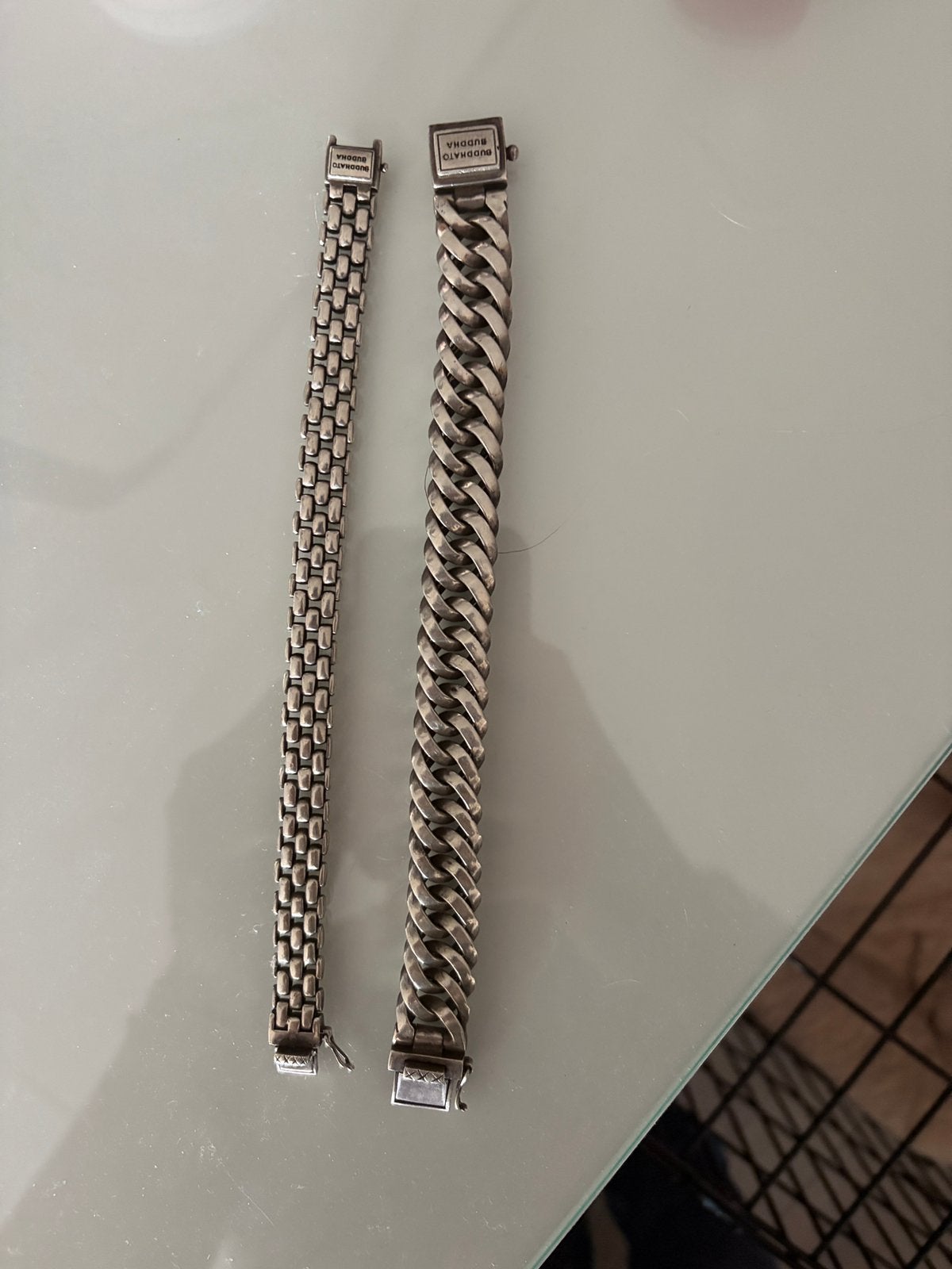 Orginele budha to budha armbanden, Ophalen of Verzenden, Zo goed als nieuw, Zilver