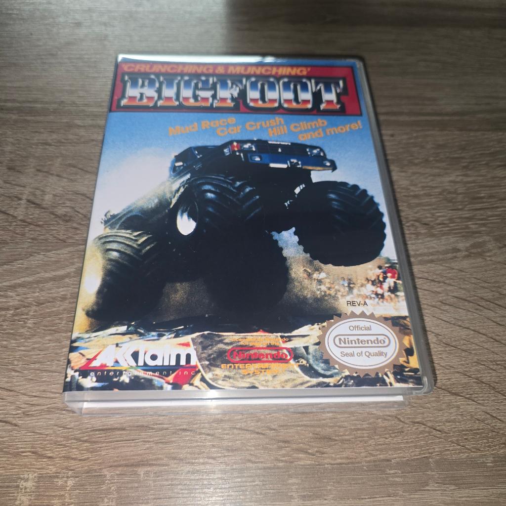 Bigfoot NES Game Case, Avontuur en Actie, Verzenden, 1 speler, Zo goed als nieuw