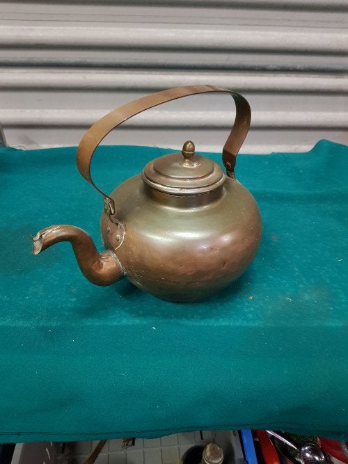 theekan vintage koper, Ophalen of Verzenden, 'T Olde Gre-j, Info@toldegrej.nl, Endepoelstraat 20f Didam