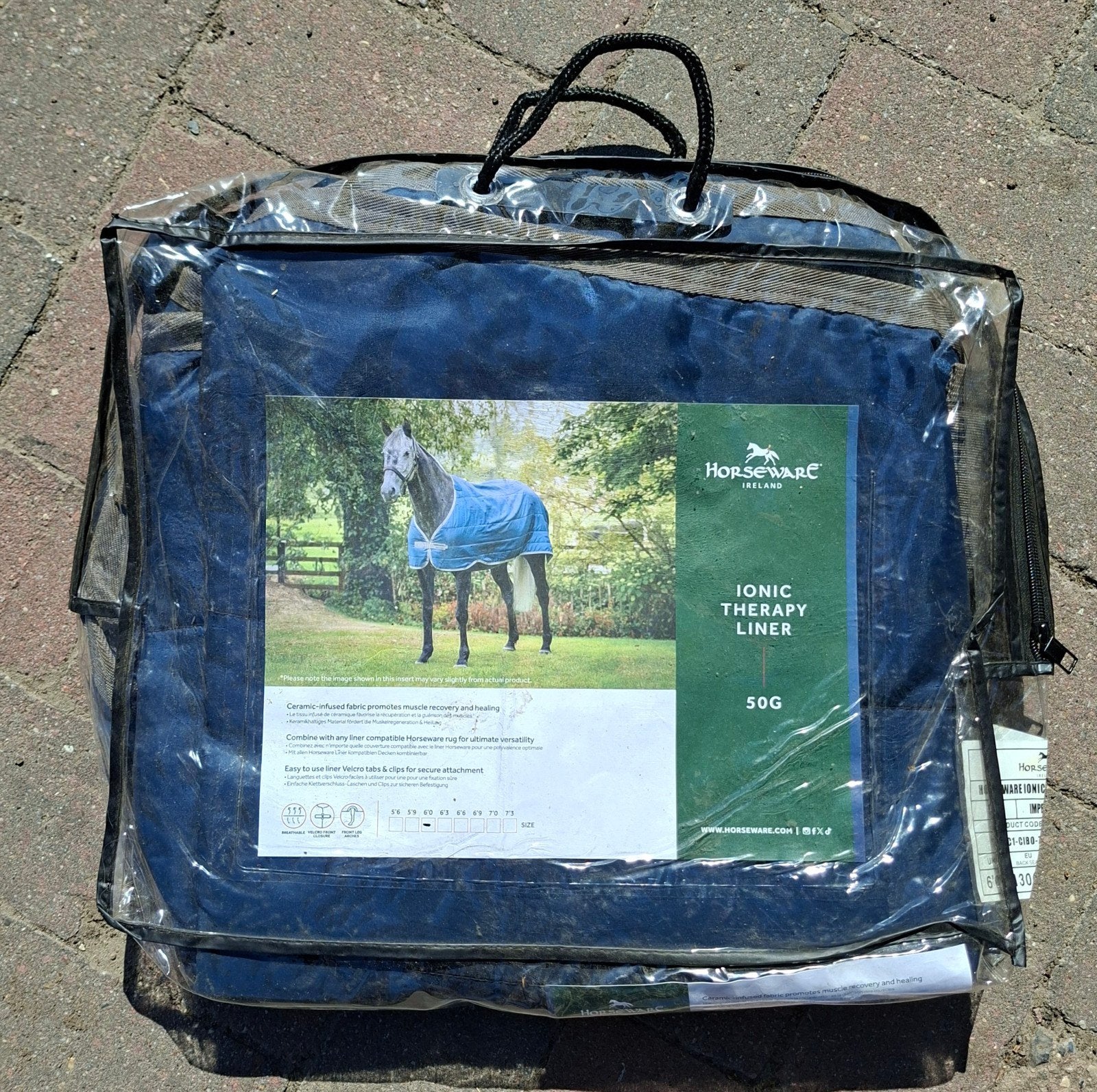 Horseware Ionic liner, Dieren en Toebehoren, Ophalen, Zo goed als nieuw, 50 g, Therapeutisch