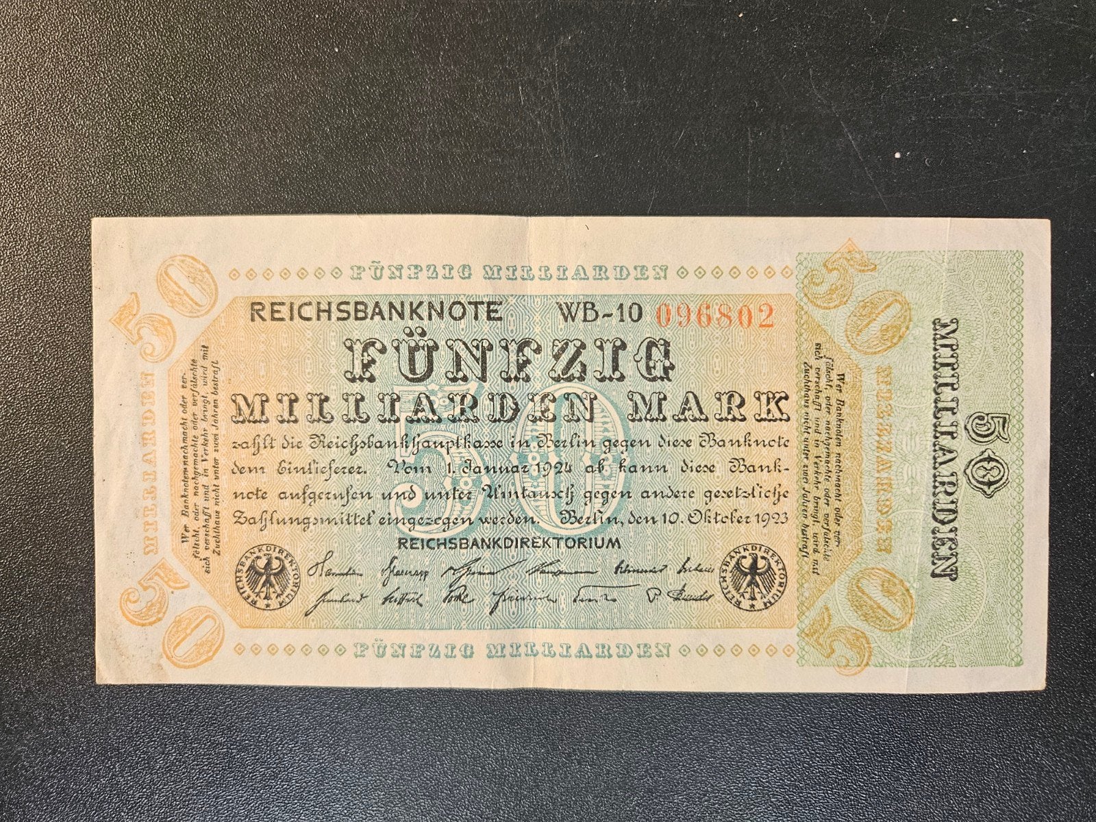 Duitsland pick 120a 1923, Verzenden, Duitsland, Los biljet