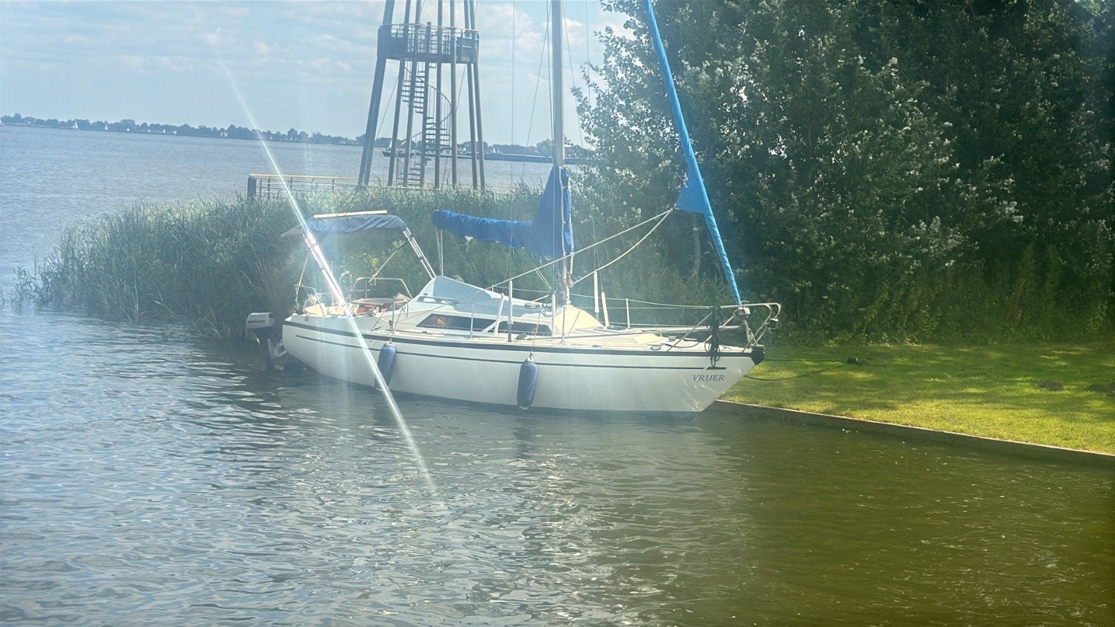 Zeilboot Compromis 777- Compleet uitgerust - Friesland, Watersport en Boten, Ophalen of Verzenden, Gebruikt, Polyester, Benzine