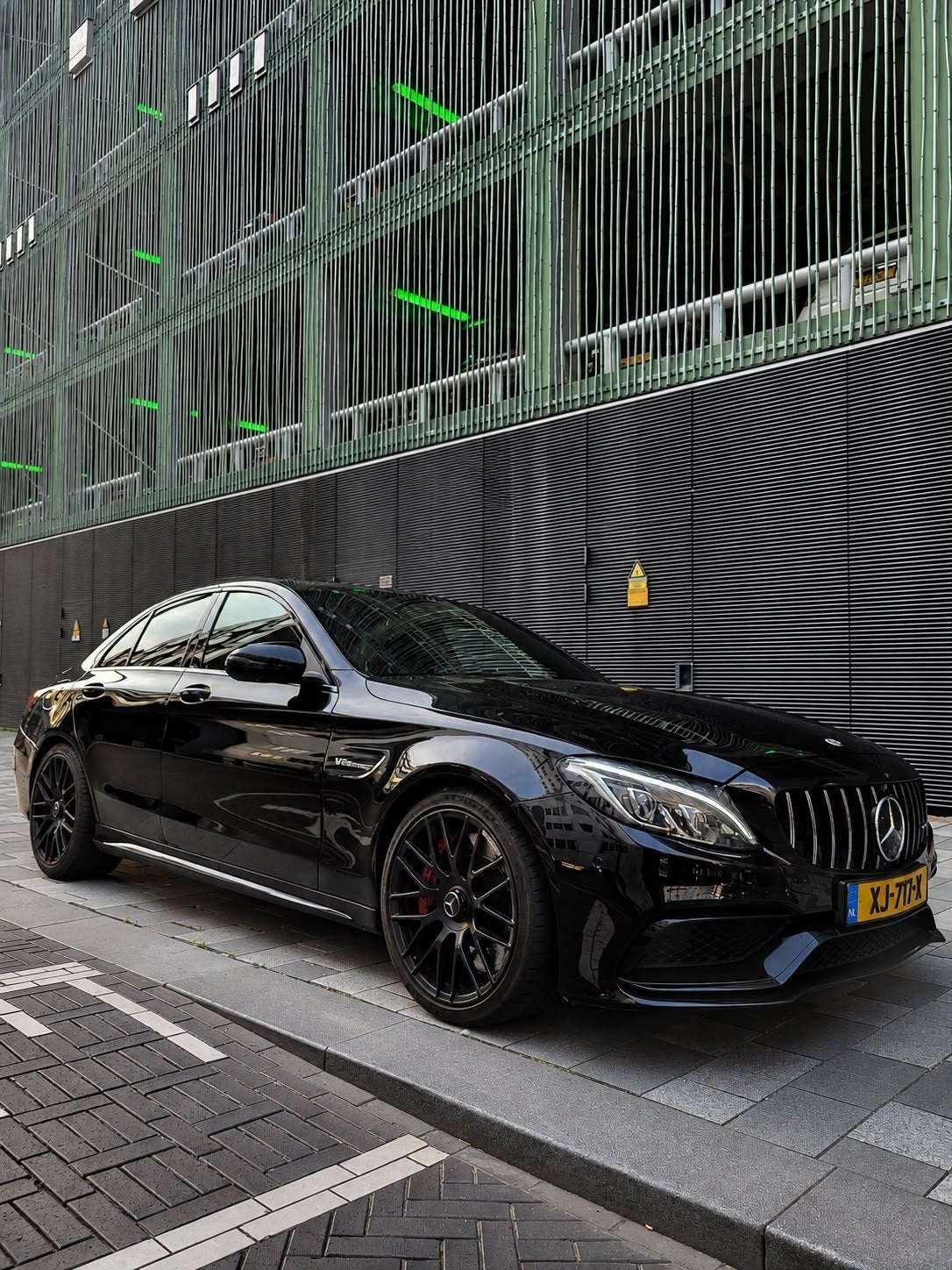 Originele Mercedes-Benz C-klasse AMG c63s Edition 1! 510PK, Achterwielaandrijving, 510 pk, Zwart, Leder