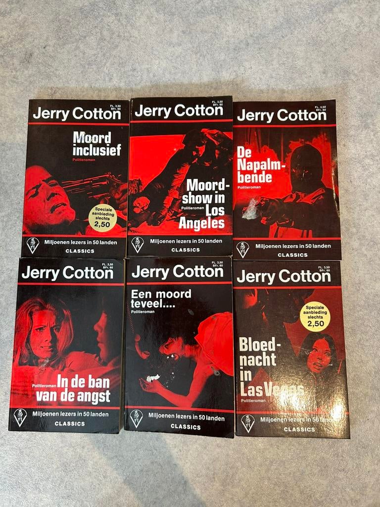 Te koop Jerry Cotton boekjes, Ophalen, Zo goed als nieuw
