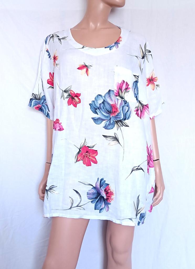 LEA H LINNEN Blouse , Maat 44, Ophalen of Verzenden, Zo goed als nieuw, Maat 42/44 (L), Overige kleuren