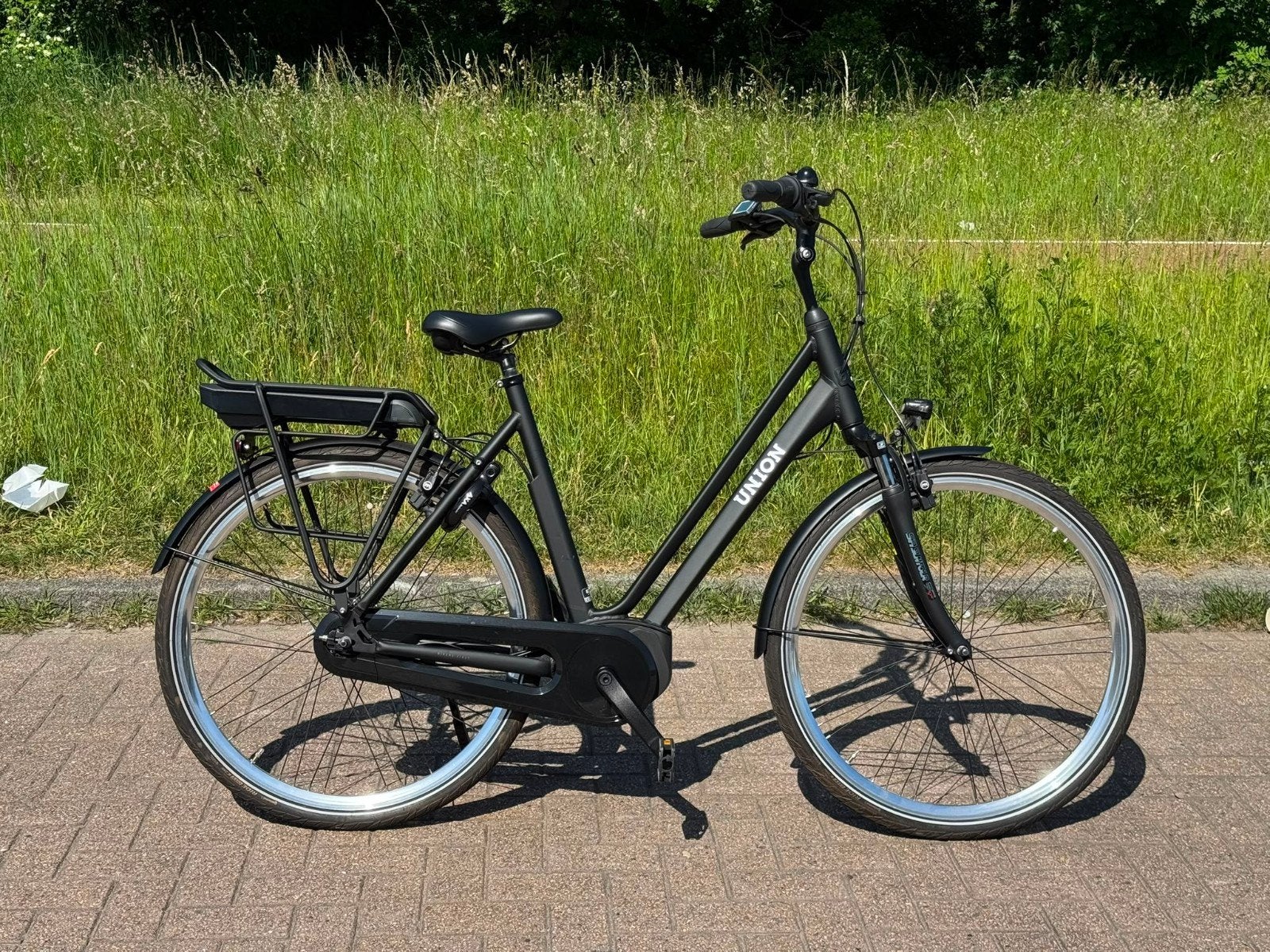 Union E-Fast Bosch Middenmotor Elektrische Fiets, 56 cm of meer, Ophalen, Zo goed als nieuw, Overige merken