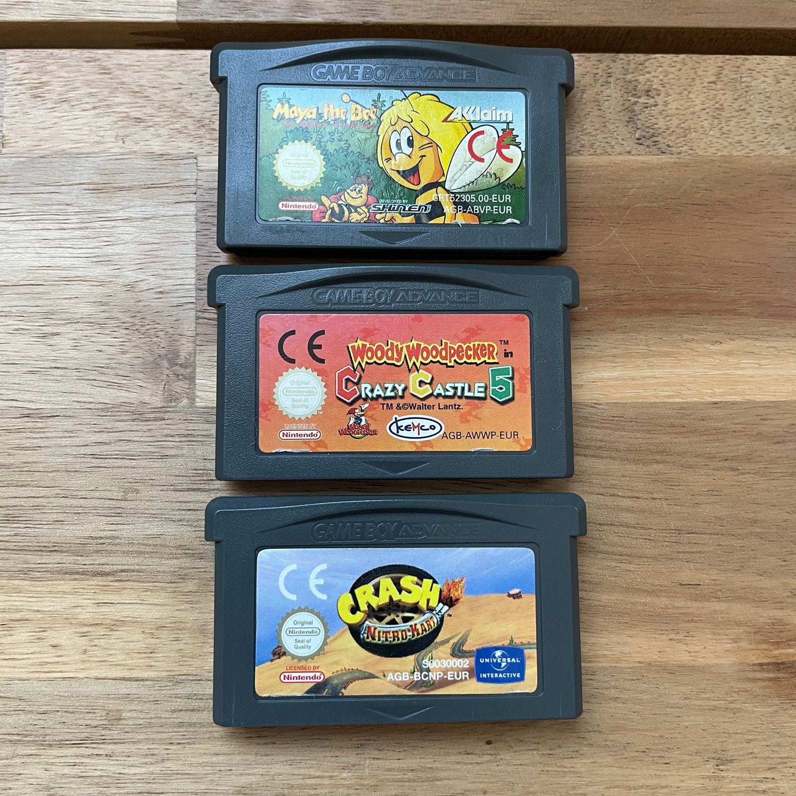3x Nintendo GBA spellen inclusief bewaarbak, Avontuur en Actie, 1 speler, Ophalen of Verzenden, Zo goed als nieuw
