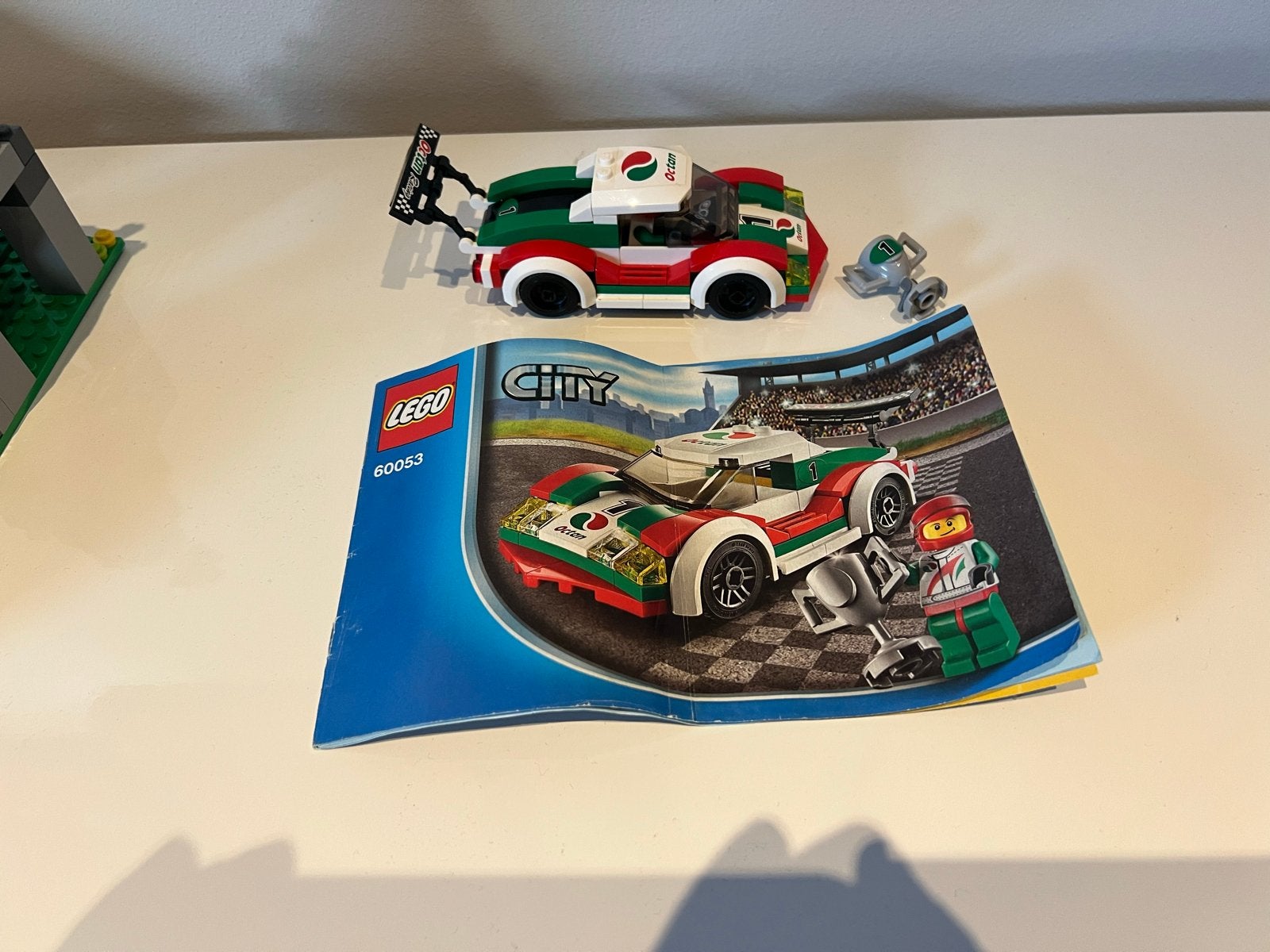 Lego City 60053 Raceauto met coureur en instructies, Ophalen of Verzenden, Gebruikt