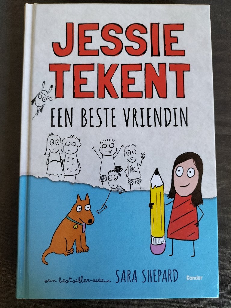Sara Shepard - Jessie tekent een beste vriendin, Ophalen of Verzenden, Zo goed als nieuw, Sara Shepard, Fictie