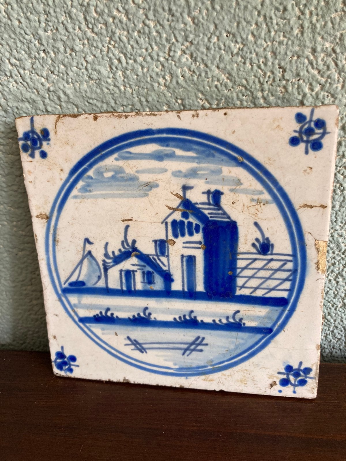 Oude tegeltjes 2 stuks, Ophalen