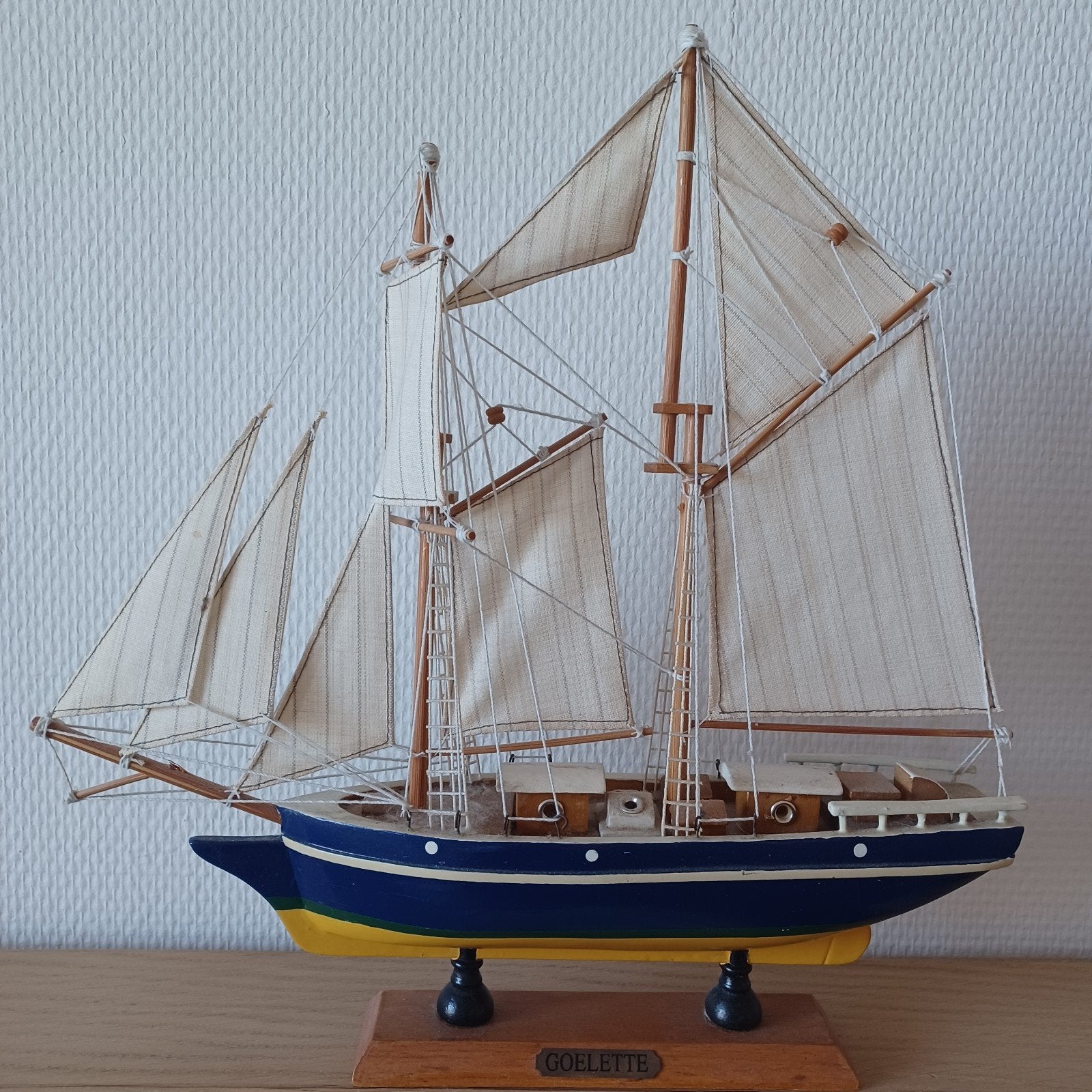 Goelette vintage houten schip, Ophalen, Zo goed als nieuw, Overige merken