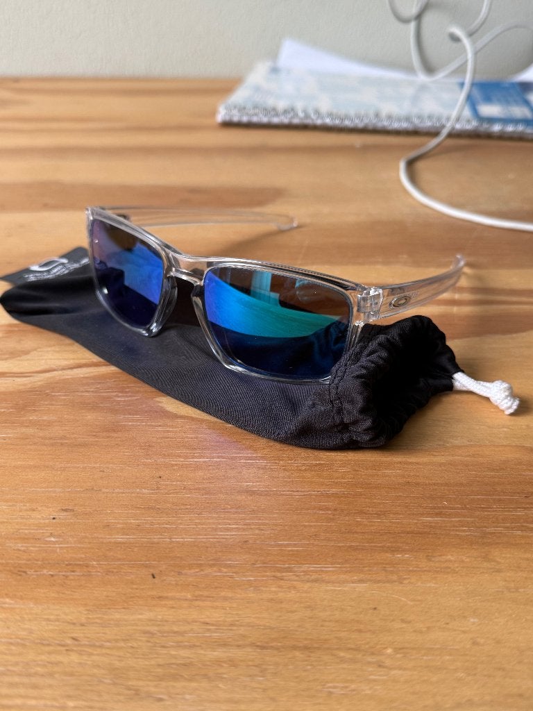 oakley sliver, blauw, Zonnebril, Blauw, Ophalen of Verzenden, Zo goed als nieuw