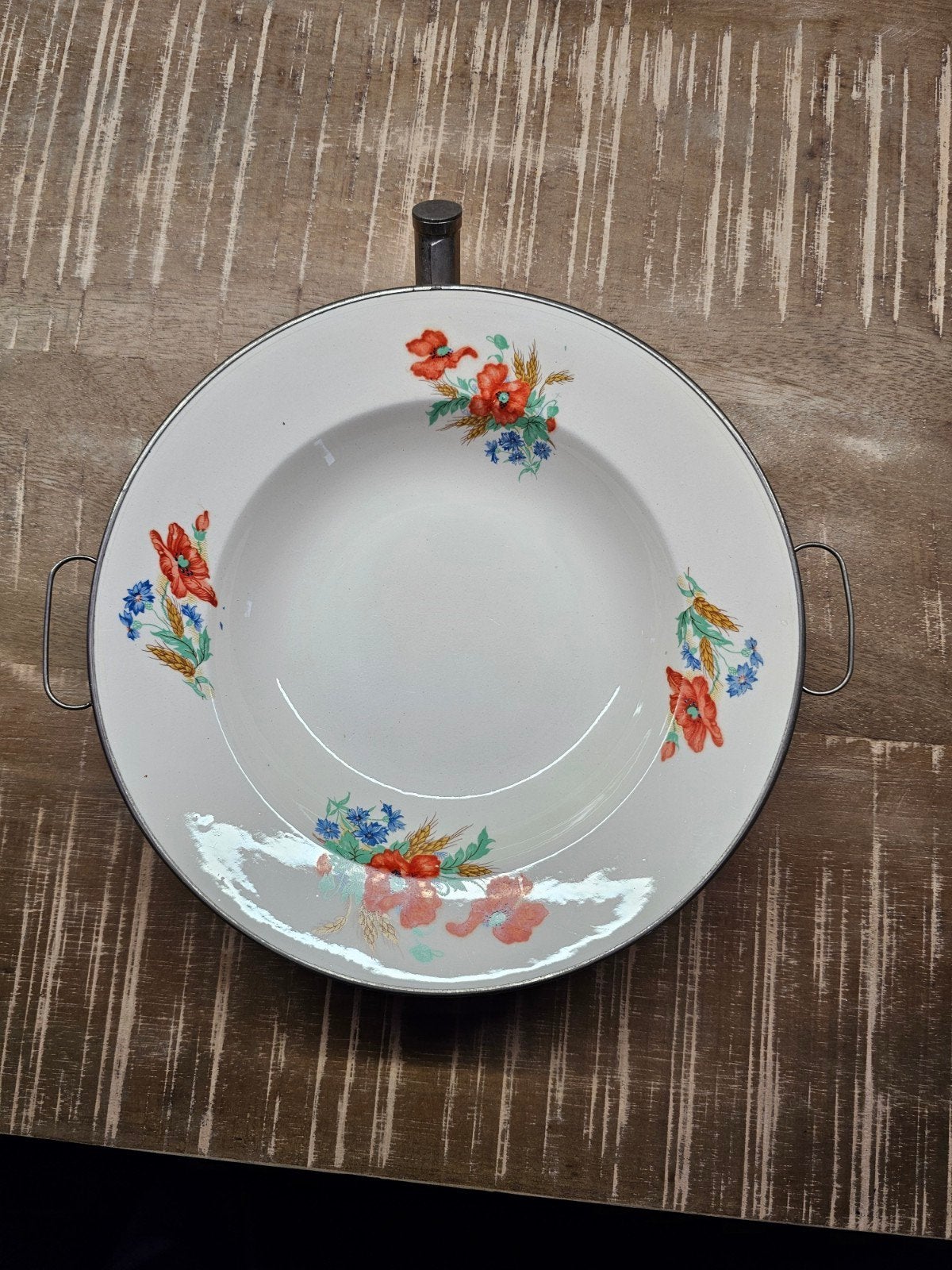 Vintage Benraad warmhoudbord, compleet, Antiek en Kunst, Ophalen of Verzenden