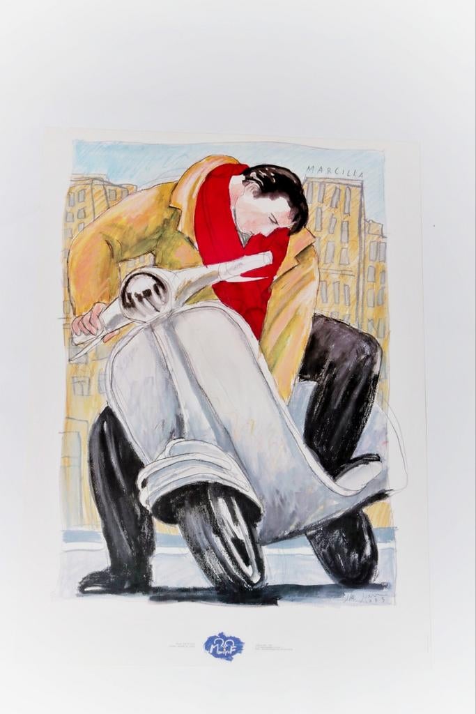 "Javier de Juan" 'Vespa / "SIN TITULO' '87 XL, Ophalen of Verzenden