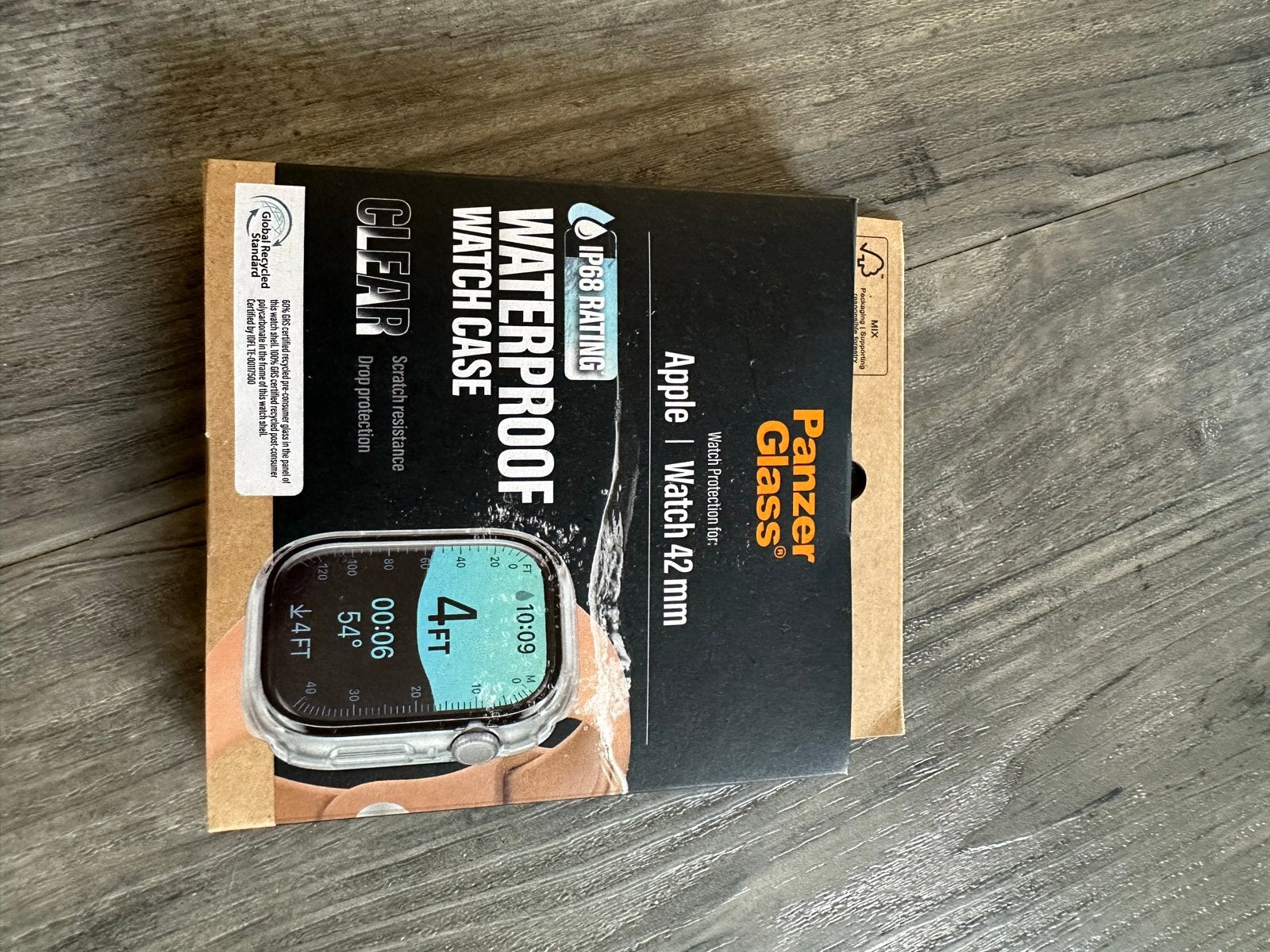 PanzerGlass Apple Watch 42 mm, Ophalen of Verzenden, Waterdicht, Nieuw
