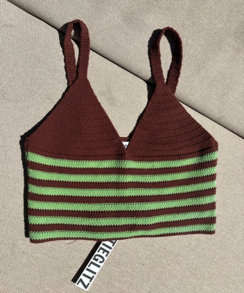 Stieglitz croptop Aruna top, Kleding | Dames, Bruin, Nieuw, Stieglitz, Ophalen of Verzenden
