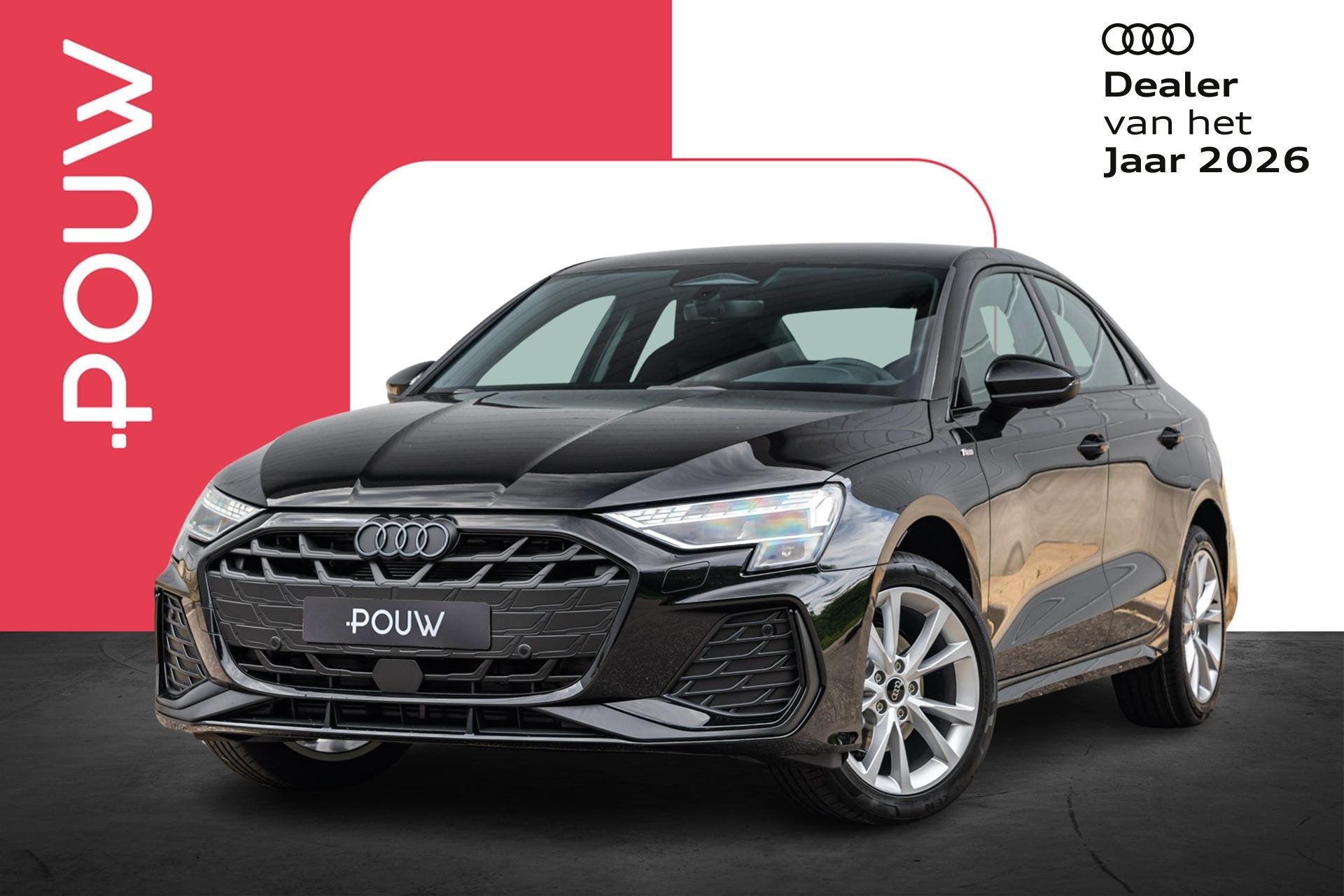 Audi A3 Limousine 30 TFSI 116pk S edition | Stoelverwarming, Auto's, 12 maanden, 1498 cc, 4 cilinders, Zwart