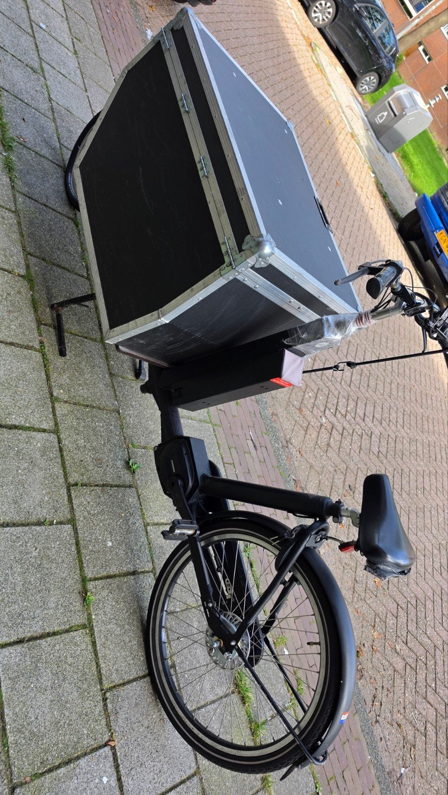 Elektrische bakfiets met defecte motor en 2 accu's, Ophalen of Verzenden, Gebruikt, 4 kinderen of meer