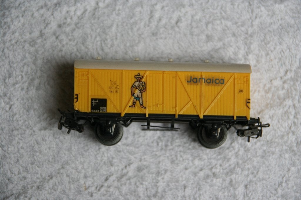 Marklin HO 4509 Jamaica bananenwagon type1 DB (6.1), Wisselstroom, Gebruikt, Wagon, Ophalen of Verzenden