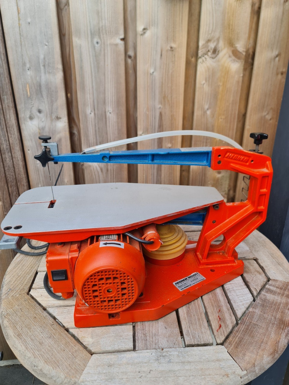 hegner multicut 1 figuurzaagmachine, Doe-het-zelf en Verbouw, Ophalen, Minder dan 600 watt, Figuurzaag
