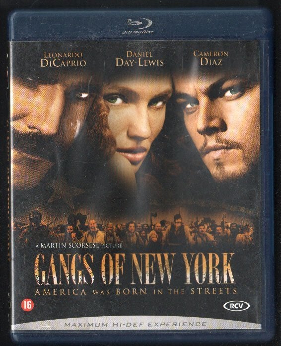 Gangs of New York. Blu-ray. LEES!, Vanaf 16 jaar, Nederlands, Film, Actie