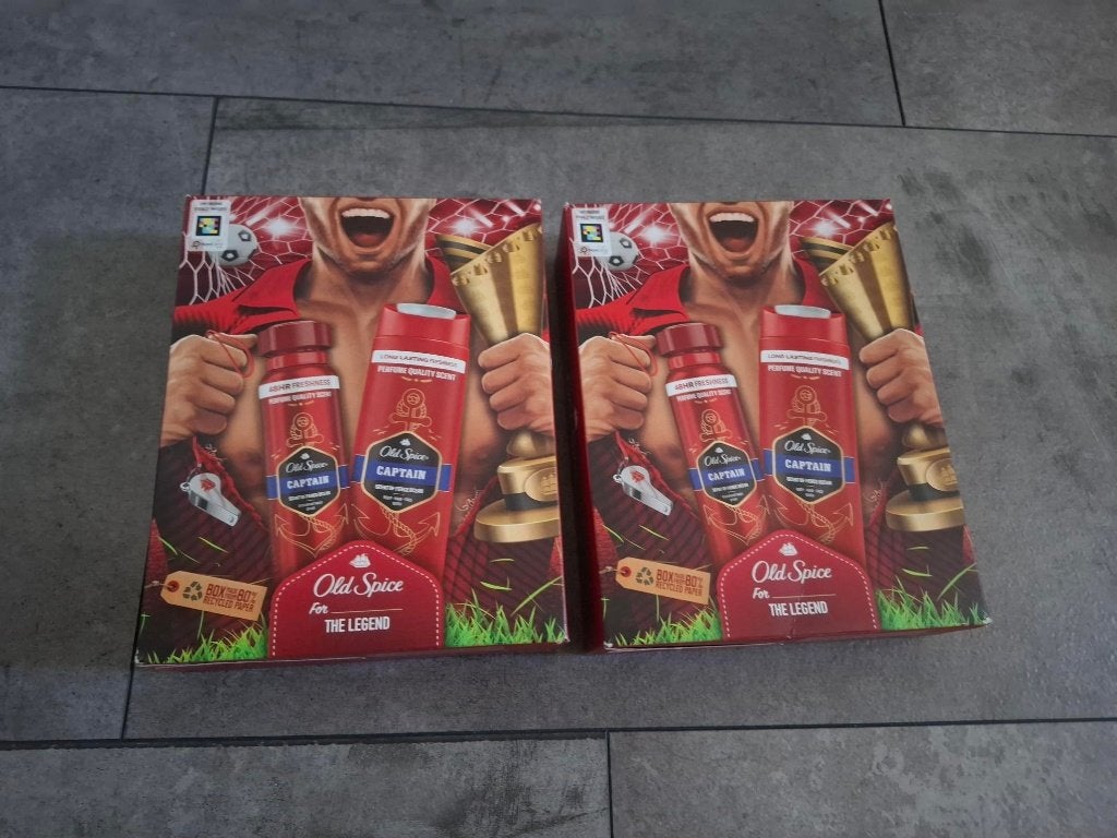 Old Spice Captain Douchegel & Deodorant Cadeauset (advr 493), Ophalen of Verzenden, Nieuw, Deodorant of Bodyspray