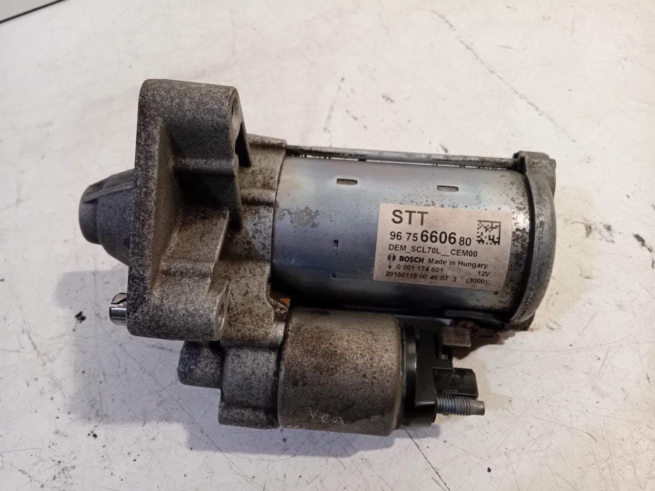 Startmotor Citroën C4, Auto-onderdelen, Motor en Toebehoren, Citroën, Overige automerken, Peugeot, Gebruikt, Herkomst onderdeel bekend